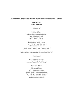 Primary view of object titled 'Exploitation and Optimization of Reservoir Performance in Hunton Formation, Oklahoma: Final Report, Budget Period 1'.
