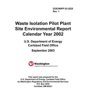 Waste Isolation Pilot Plant Site Environmental Report Calendar Year 2002