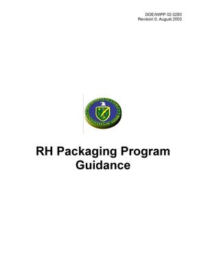 RH Packaging Program Guidance