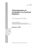 Article: Thermodynamics of Combustion in a Confined Explosion
