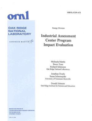 Industrial Assessment Center Program Impact Evaluation