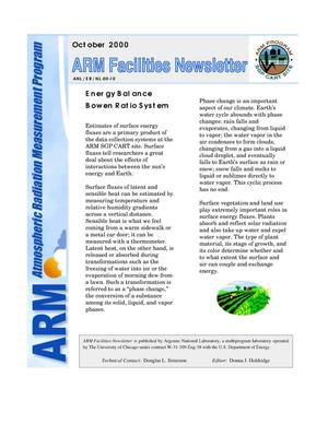 Atmospheric Radiation Measurement Program Facilities Newsletter, October 2000.
