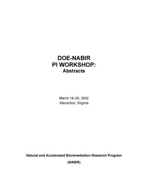 DOE NABIR PI Workshop: Abstracts 2002