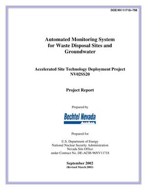Automated Monitoring System for Waste Disposal Sites and Groundwater