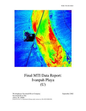 Final MTI Data Report: Ivanpah Playa