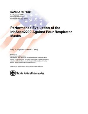 Performance Evaluation of the IrisScan2200 Against Four Respirator Masks
