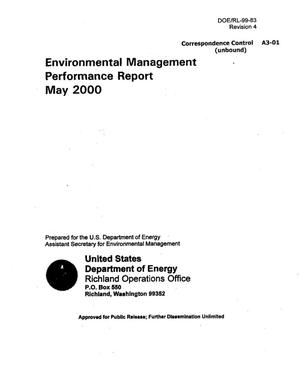 Environmental Management Performance Report May 2000