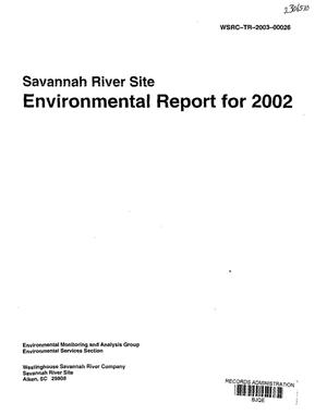 Savannah River Site Environmental Report for 2002