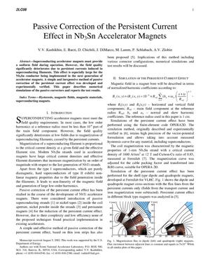 Passive correction of the persistent current effect in Nb3Sn accelerator magnets