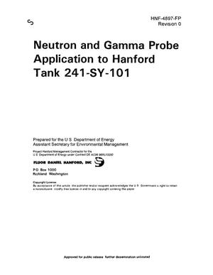 Neutron and Gamma Probe Application to Hanford Tank 241-SY-101