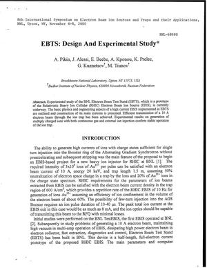 EBTS: Design and Experimental Study
