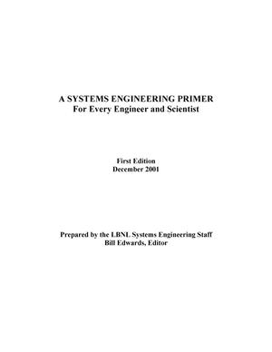 A systems engineering primer for every engineer and scientist