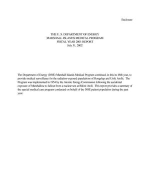 Annual Program Progress Report under DOE/PHRI Cooperative Agreement: (July 1, 2001-June 30, 2002)