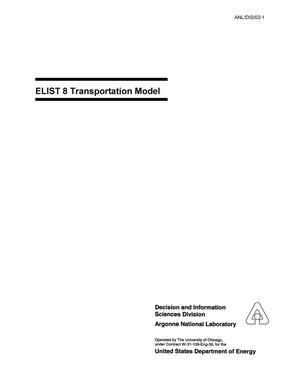 ELIST 8.0 Transportation Model