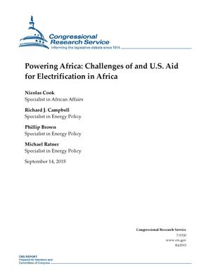 Powering Africa: Challenges of and U.S. Aid for Electrification in Africa