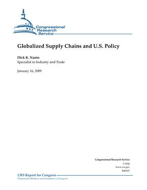 Globalized Supply Chains and U.S. Policy