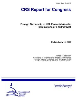 Foreign Ownership of U.S. Financial Assets: Implications of a Withdrawal