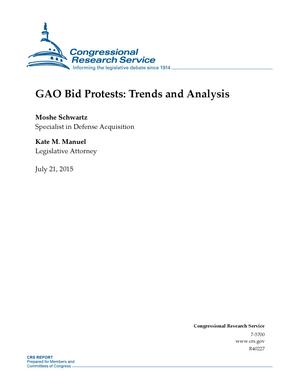 GAO Bid Protests: Trends and Analysis
