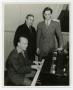 Photograph: Willis Conover and two unidentified men