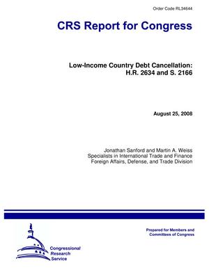 Low-Income Country Debt Cancellation: H.R. 2634 and S. 2166