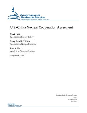 U.S.-China Nuclear Cooperation Agreement