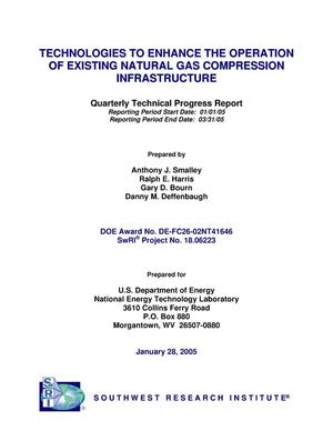 TECHNOLOGIES TO ENHANCE THE OPERATION OF EXISTNG NATURAL GAS COMPRESSION INFRASTRUCTURE