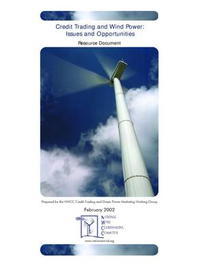 Credit Trading and Wind Power: Issues and Opportunities