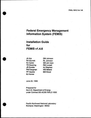 Federal Emergency Management Information System (FEMIS), Installation Guide for FEMIS 1.4.6
