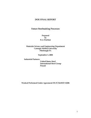Future Steelmaking Processes: Final Report