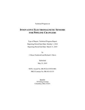 INNOVATIVE ELECTROMAGNETIC SENSORS FOR PIPELINE CRAWLERS