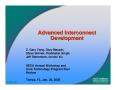 Presentation: Advanced Interconnect Development