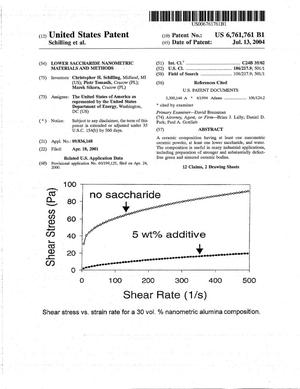 Lower Saccharide Nanometric Materials and Methods