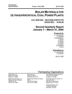 BOILER MATERIALS FOR ULTRASUPERCRITICAL COAL POWER PLANTS