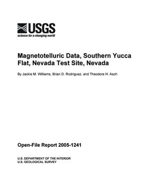 Magnetotelluric Data, Southern Yucca Flat, Nevada Test Site, Nevada