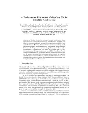 A performance evaluation of the Cray X1 for scientific applications