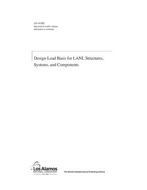 Design-Load Basis for LANL Structures, Systems, and Components