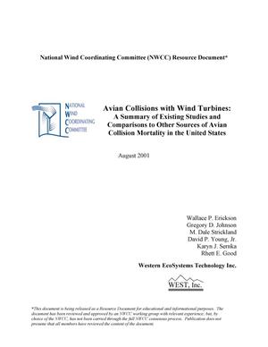 Avian Collisions with Wind Turbines: A Summary of Existing Studies and Comparisons to Other Sources of Avian Collision Mortality in the United States