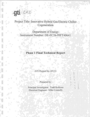 INNOVATIVE HYBRID GAS/ELECTRIC CHILLER COGENERATION