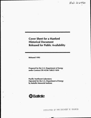 Production Test 234-5 plant process evaluation precipitation of plutonium IV oxalate