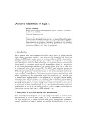 Dihadron correlations at high pT