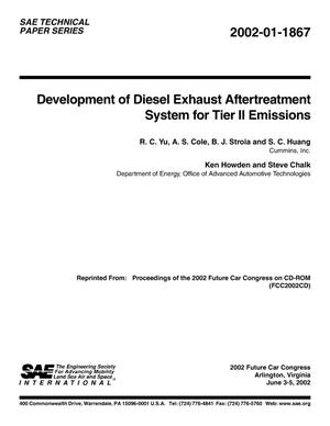 Development of Diesel Exhaust Aftertreatment System for Tier II Emissions