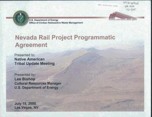 NEVADA RAIL PROJECT PROGRAMMATIC AGREEMENT
