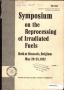 Primary view of Symposium on the Reprocessing of Irradiated Fuels, Held at Brussels, Belgium, May 20-25, 1957: Book 1, Sessions 1, 2, and 3