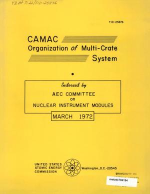 CAMAC Organization of Multi-Crate System: Specification of the Branch Highway & CAMAC Crate Controller Type A