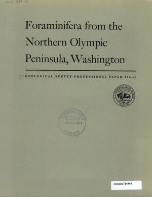 Foraminifera From the Northern Olympic Peninsula, Washington