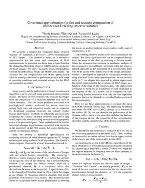 Covariance approximation for fast and accurate computation of channelized Hotelling observer statistics