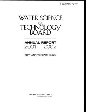 Water Science and Technology Board Annual Report 2001-2002