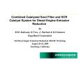 Article: Combined Catalyzed Soot Filter and SCR Catalyst System for Diesel Eng…