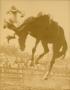 Photograph: [A Man being Bucked Off a Horse]
