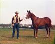 Thumbnail image of item number 1 in: '[Harold Faulin and horse]'.